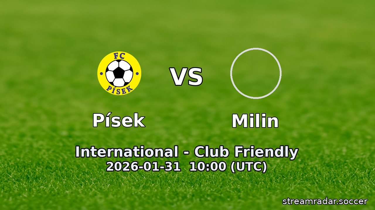 Písek vs Milin