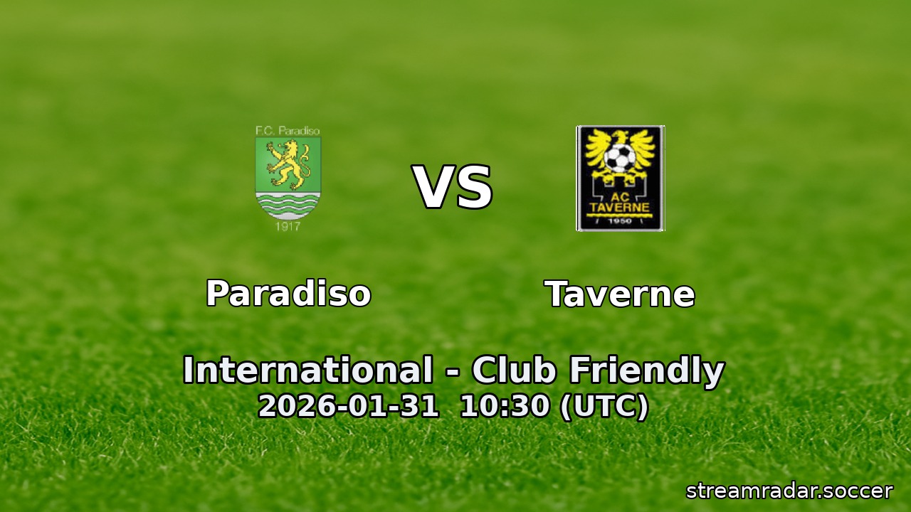 Paradiso vs Taverne