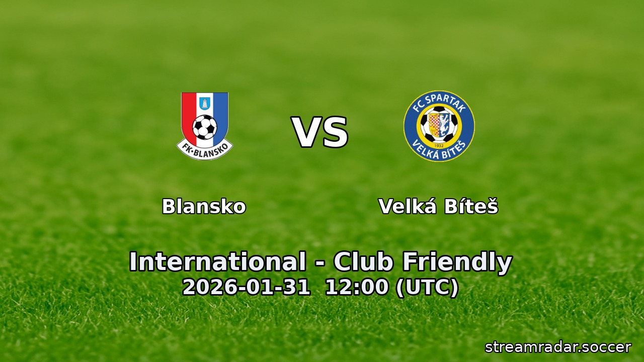 Blansko vs Velká Bíteš