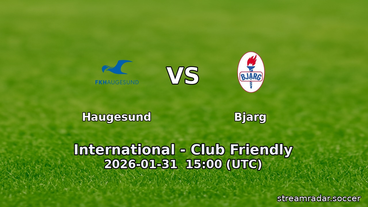 Haugesund vs Bjarg