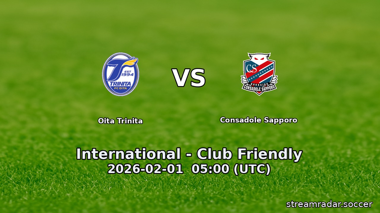 Oita Trinita vs Consadole Sapporo