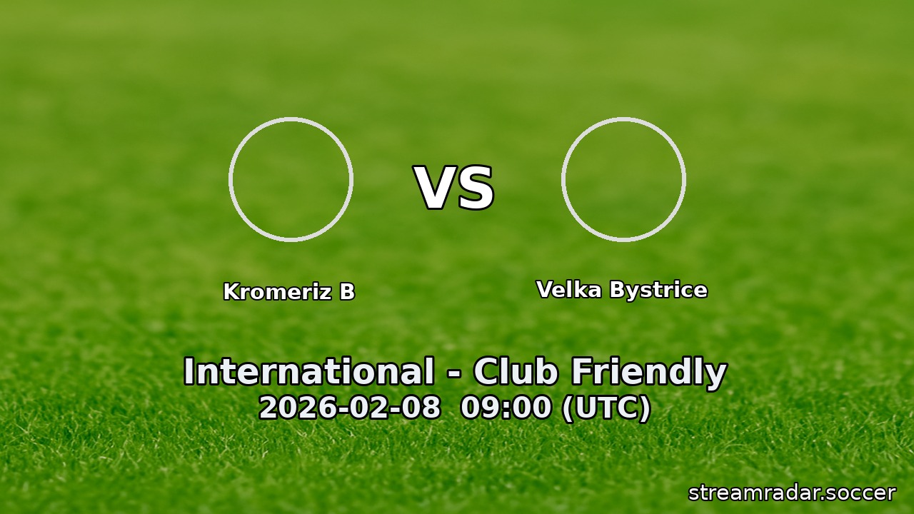 Kromeriz B vs Velka Bystrice