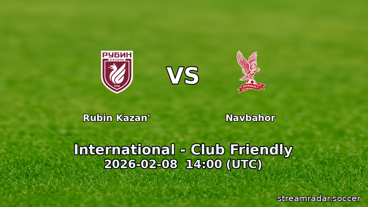 Rubin Kazan' vs Navbahor