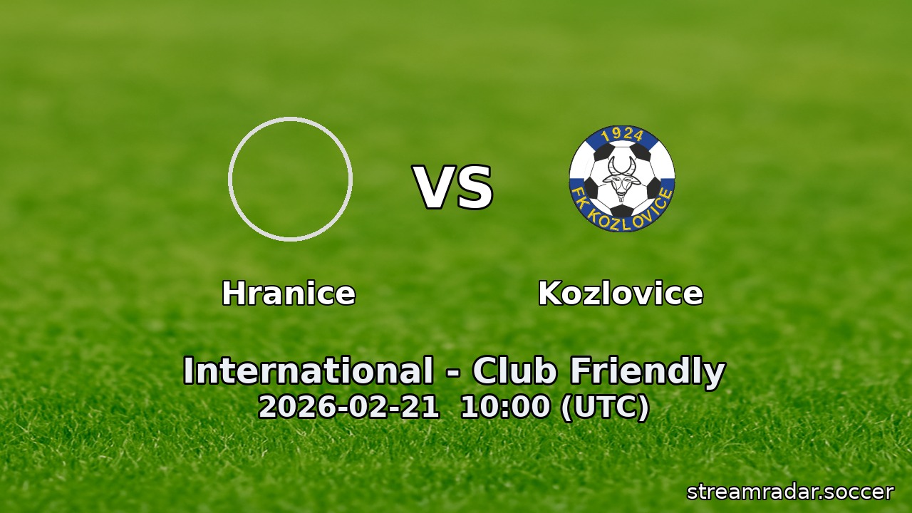 Hranice vs Kozlovice