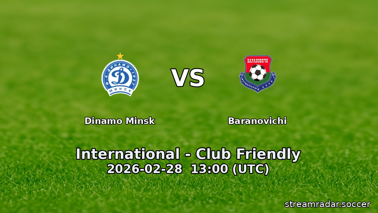 Dinamo Minsk vs Baranovichi