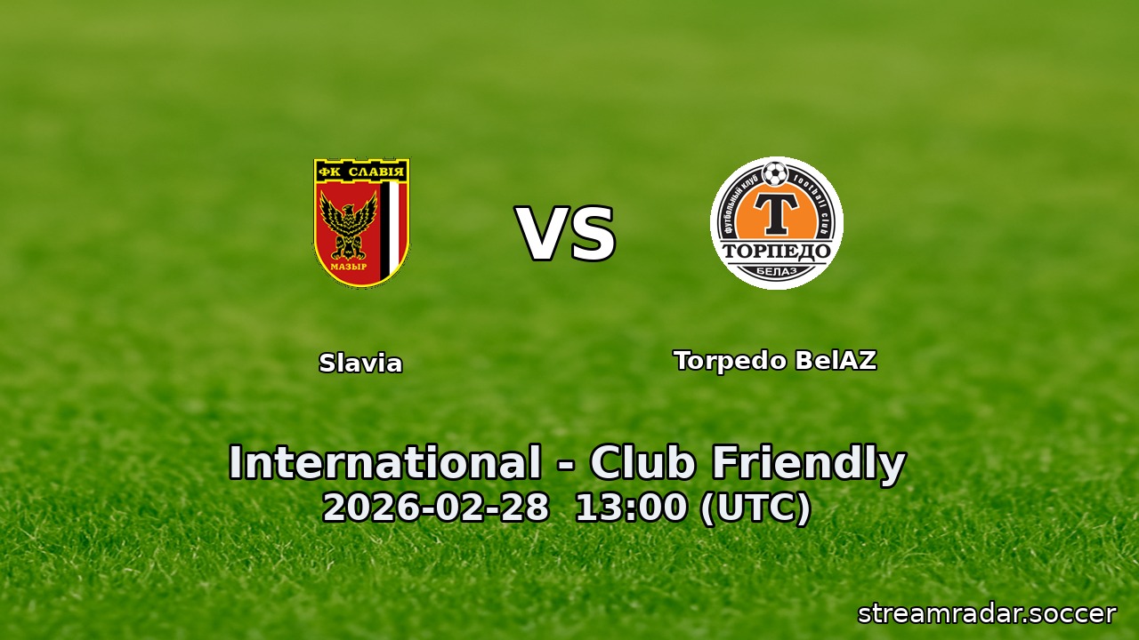 Slavia vs Torpedo BelAZ