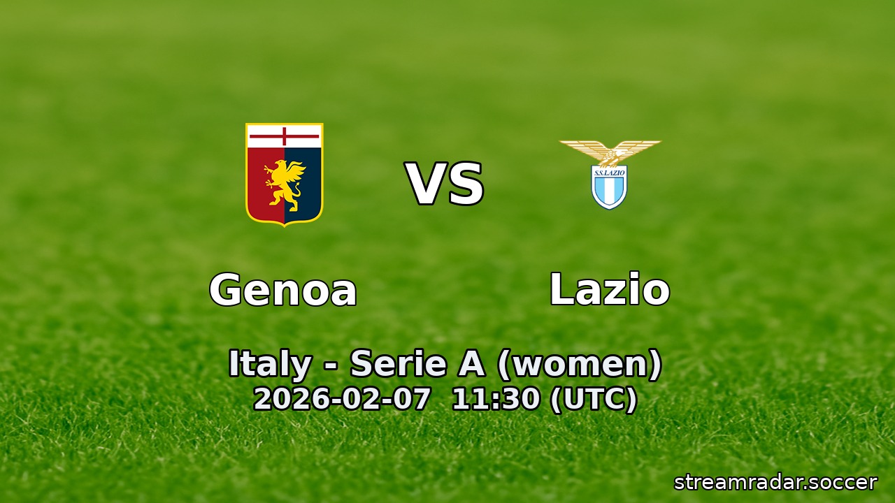 Genoa vs Lazio