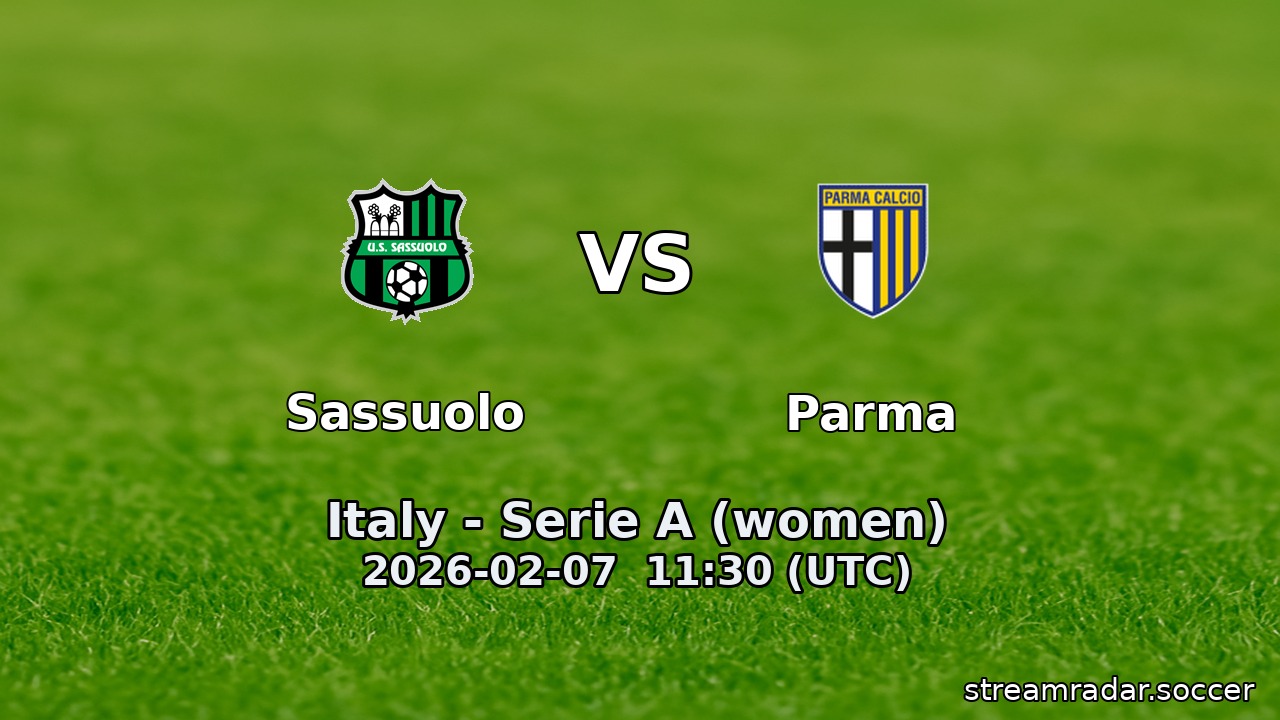 Sassuolo vs Parma