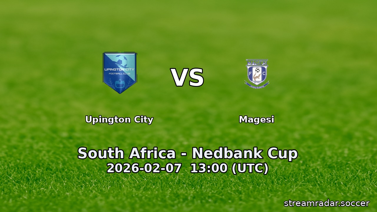 Upington City vs Magesi