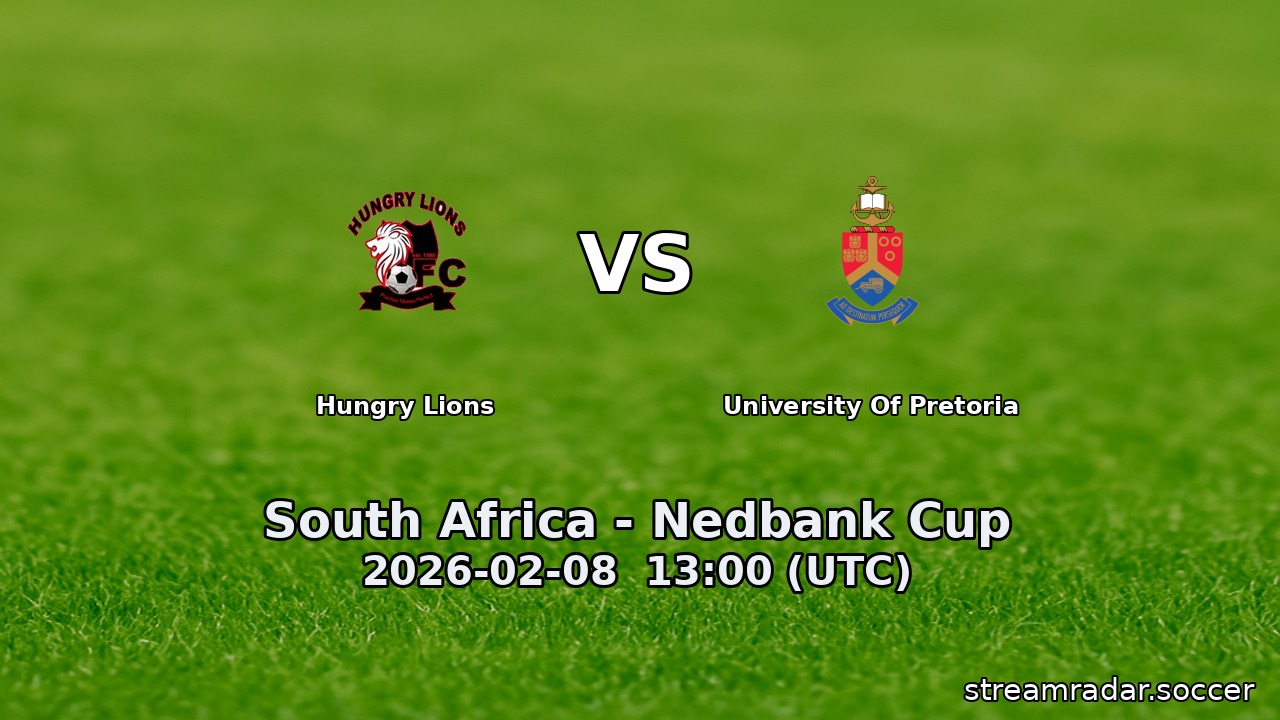 Hungry Lions vs University Of Pretoria