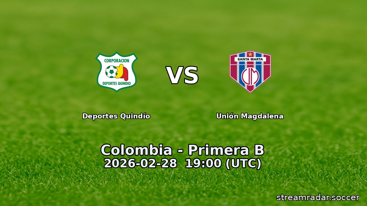 Deportes Quindío vs Unión Magdalena