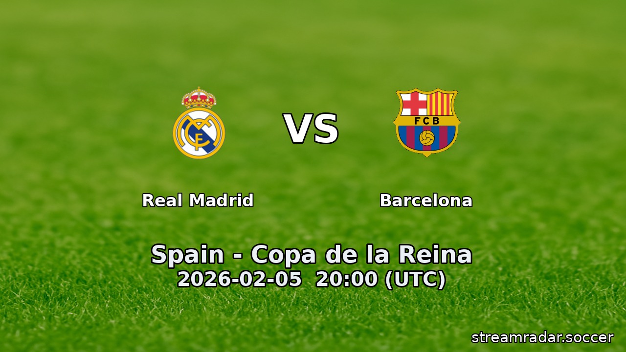 Real Madrid vs Barcelona