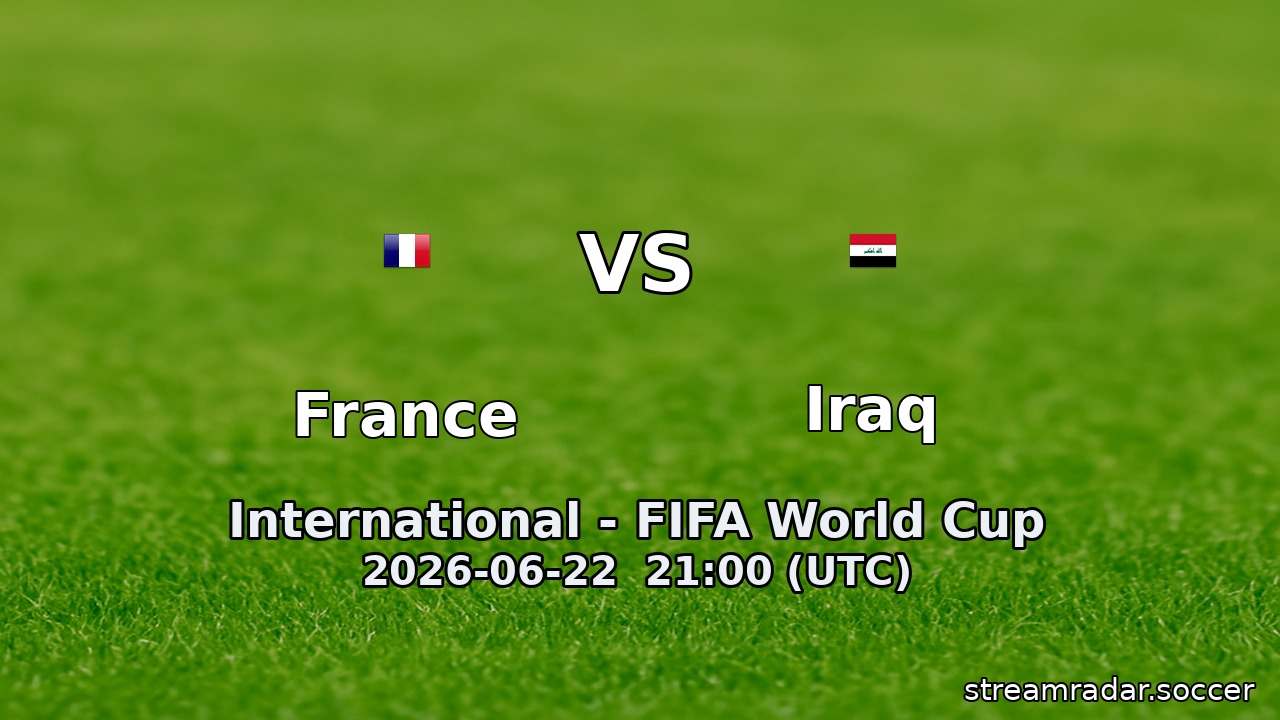 France vs Iraq