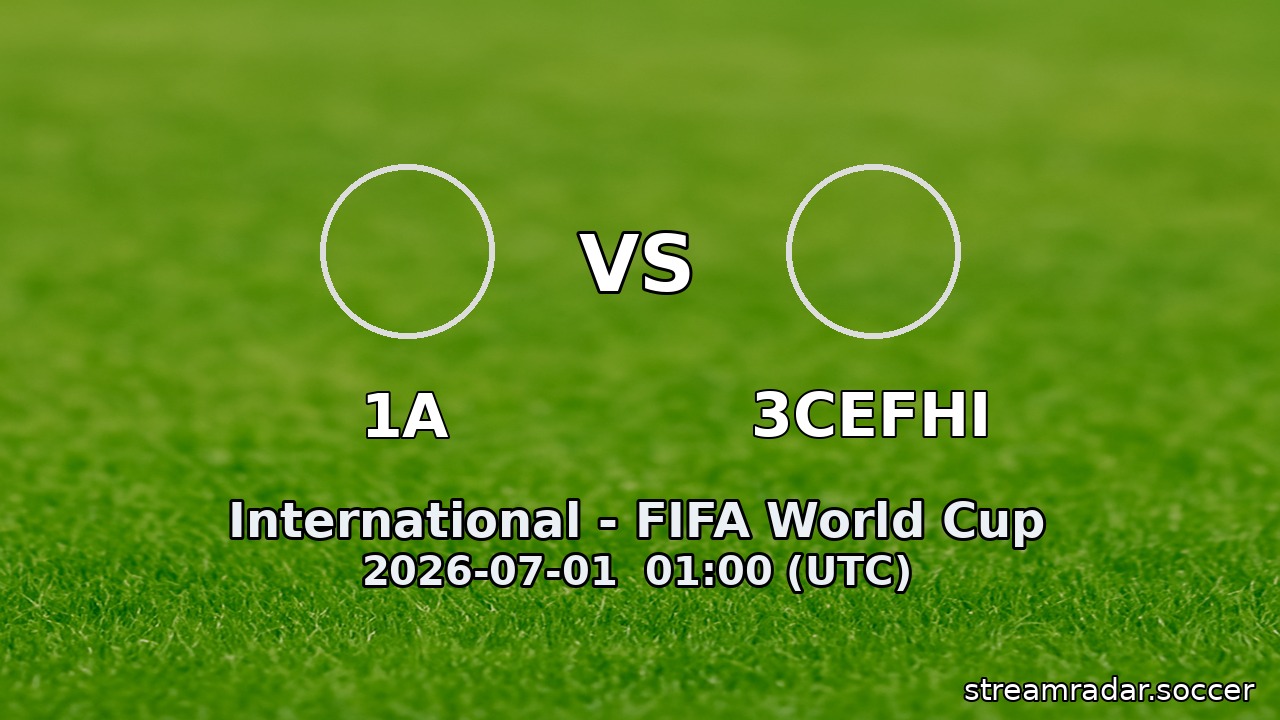 1A vs 3CEFHI
