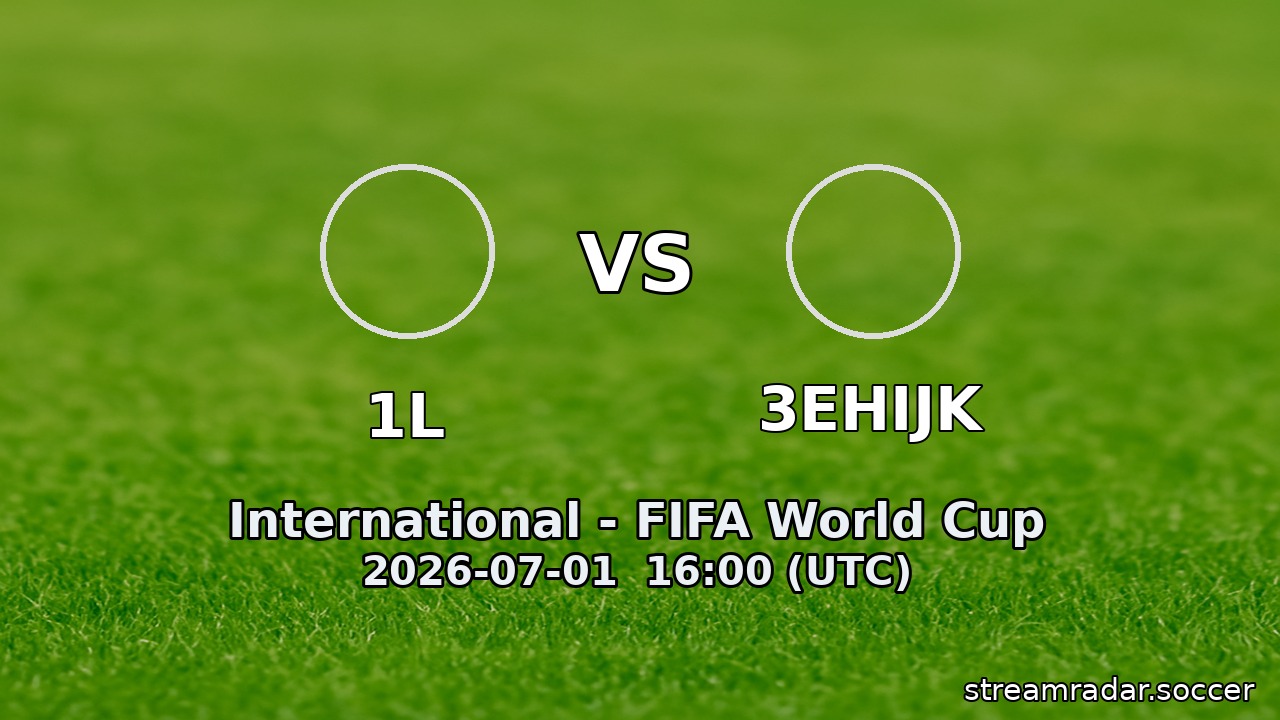 1L vs 3EHIJK
