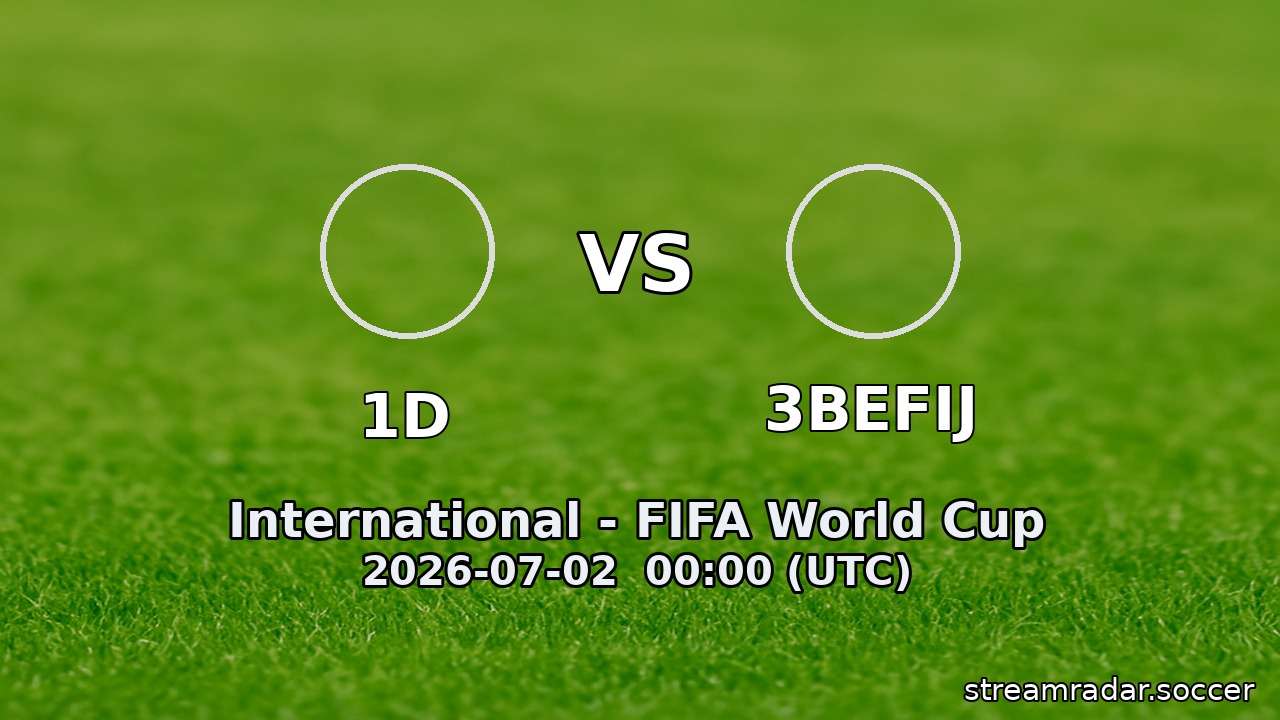 1D vs 3BEFIJ