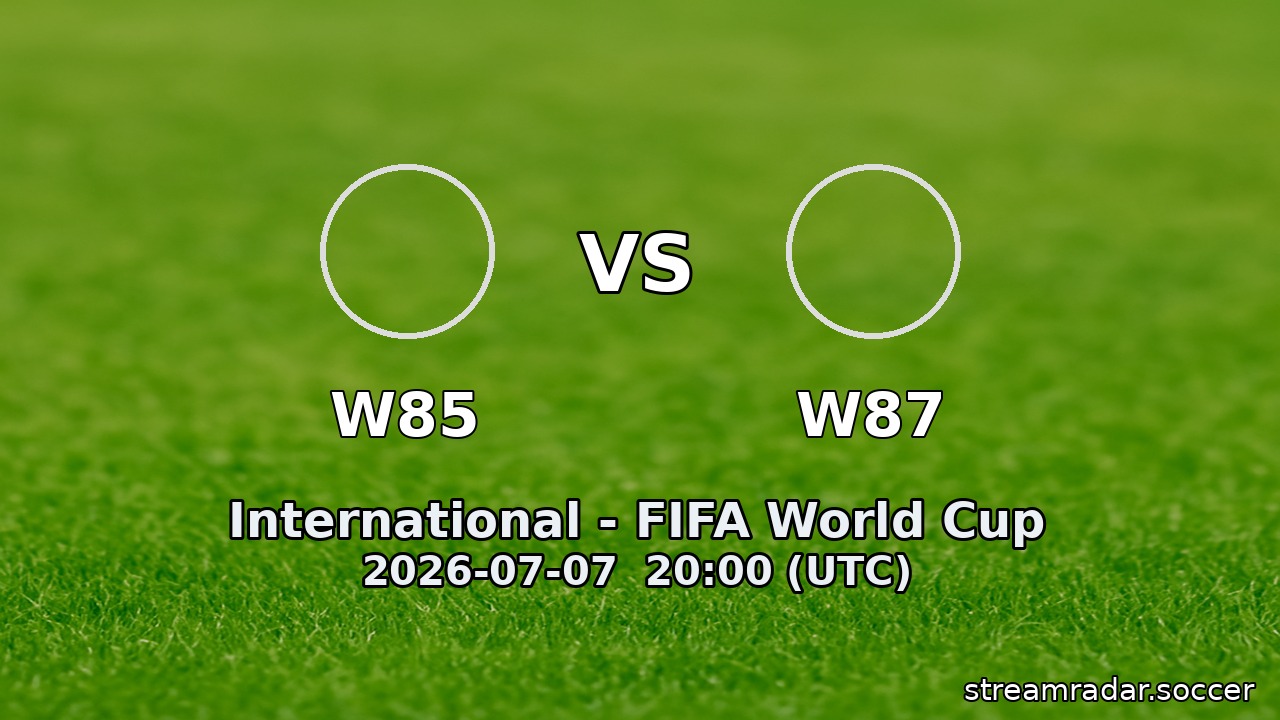 W85 vs W87