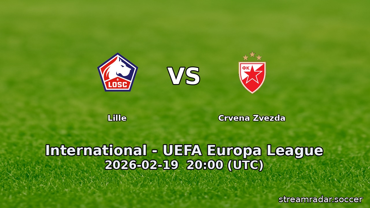 Lille vs Crvena Zvezda