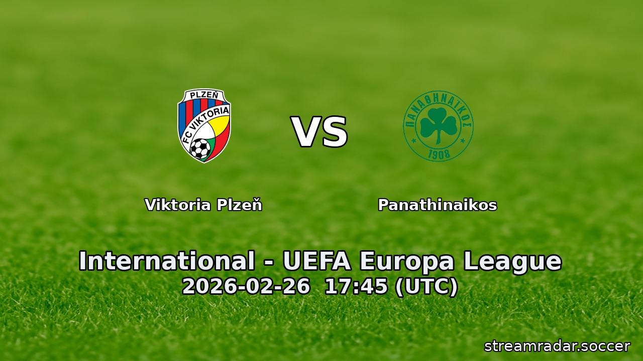 Viktoria Plzeň vs Panathinaikos