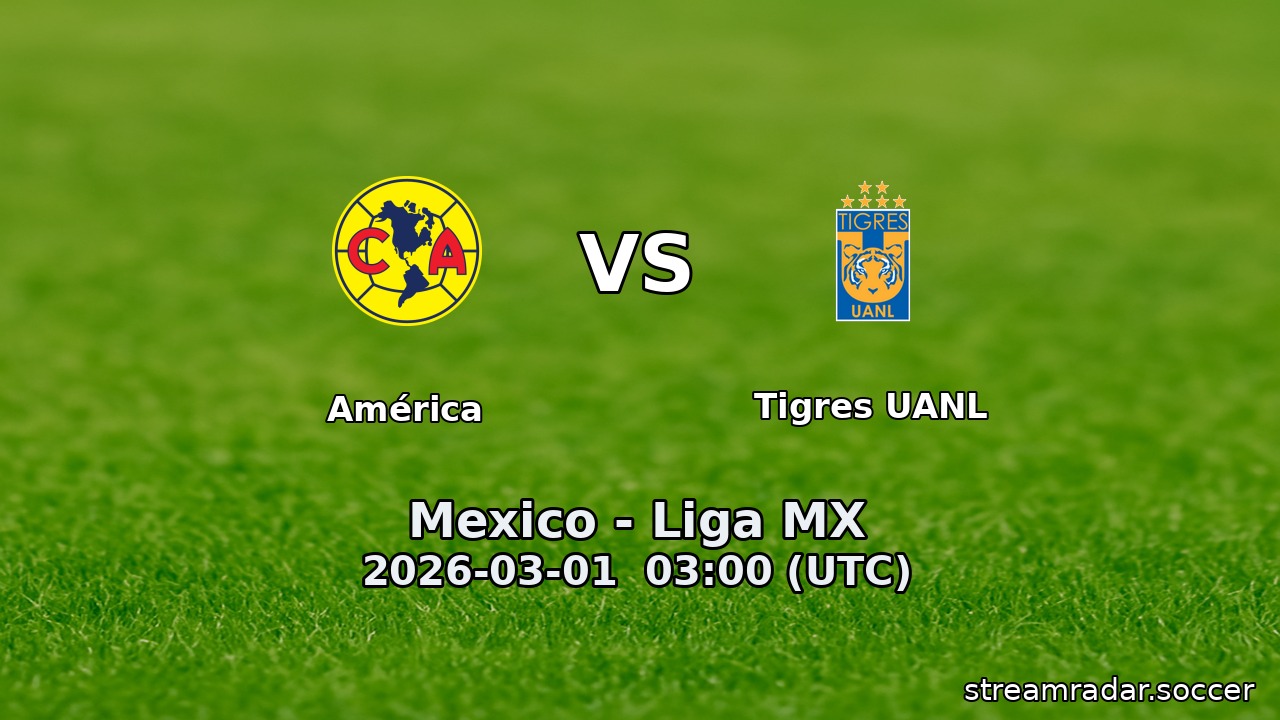 América vs Tigres UANL