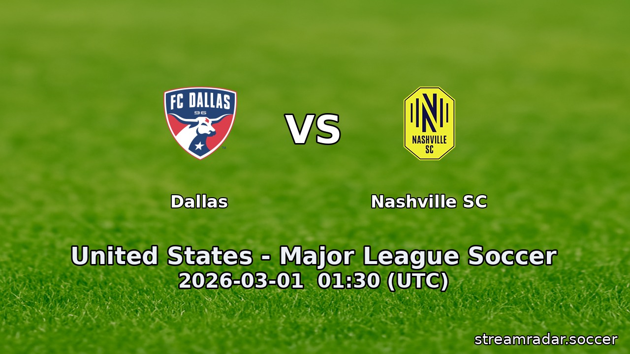 Dallas vs Nashville SC