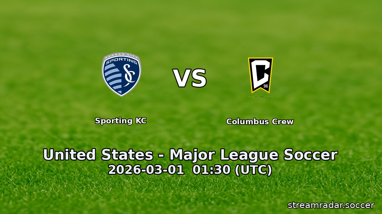 Sporting KC vs Columbus Crew