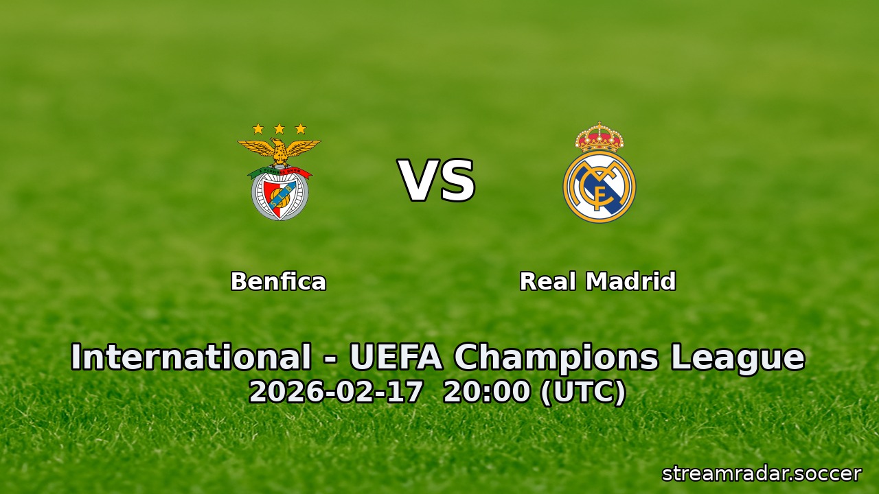 Benfica vs Real Madrid