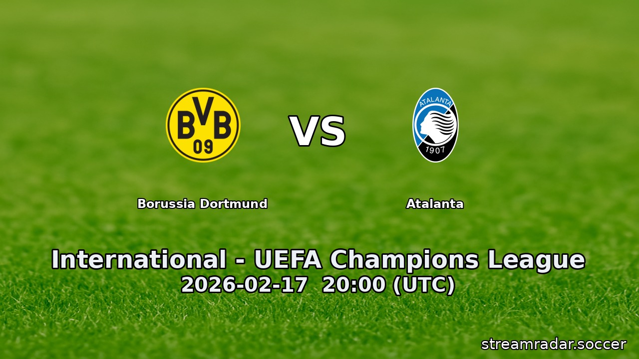 Borussia Dortmund vs Atalanta