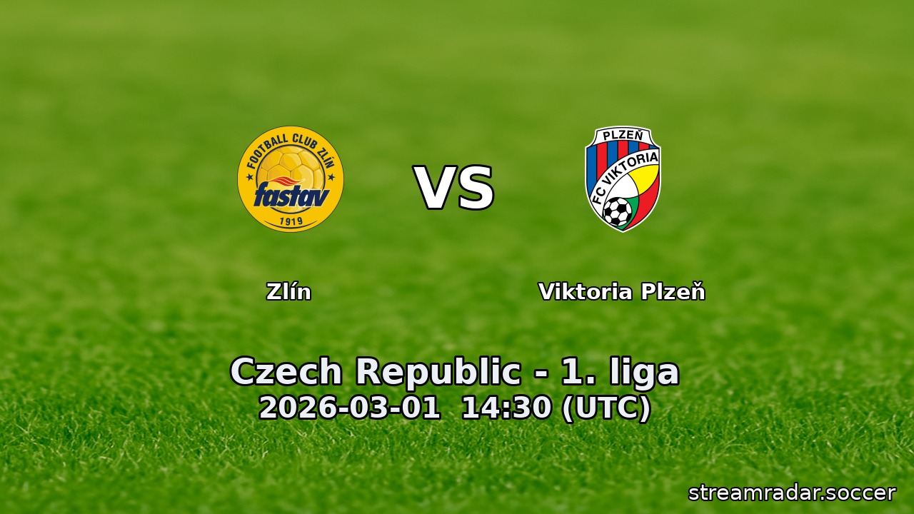 Zlín vs Viktoria Plzeň