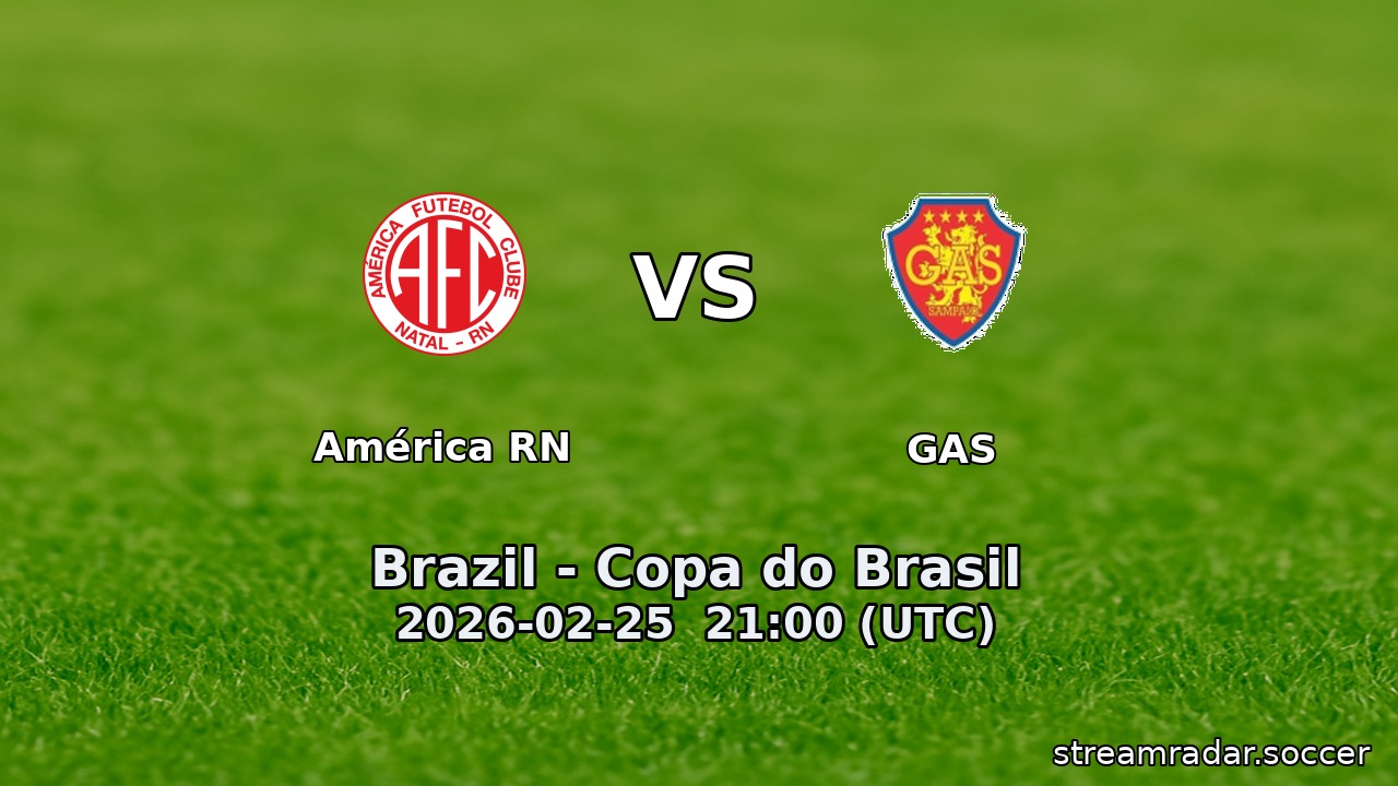 América RN vs GAS