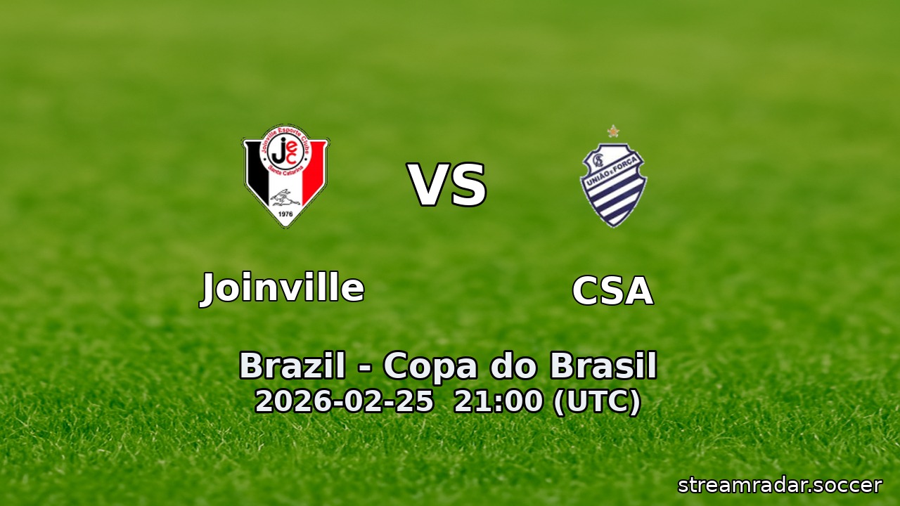 Joinville vs CSA