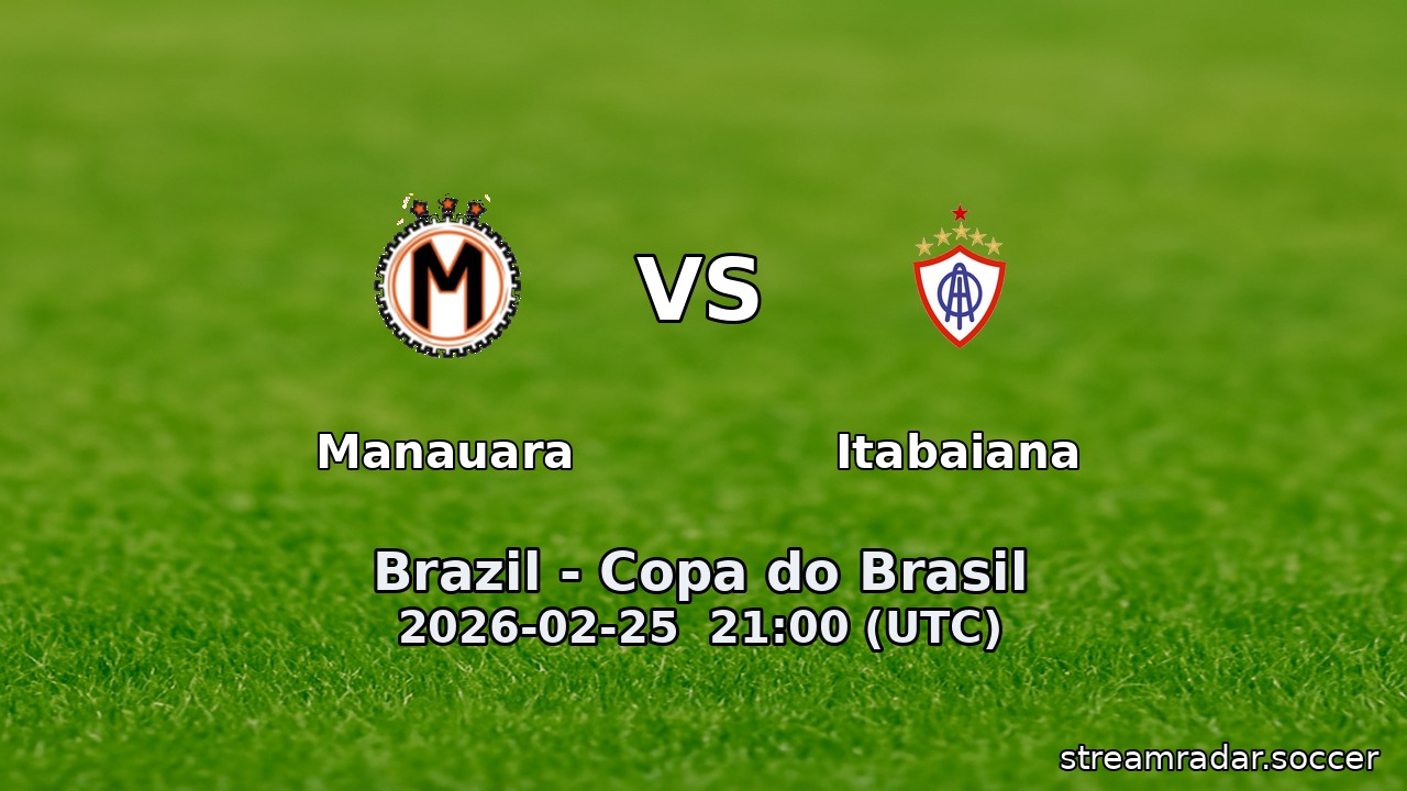 Manauara vs Itabaiana