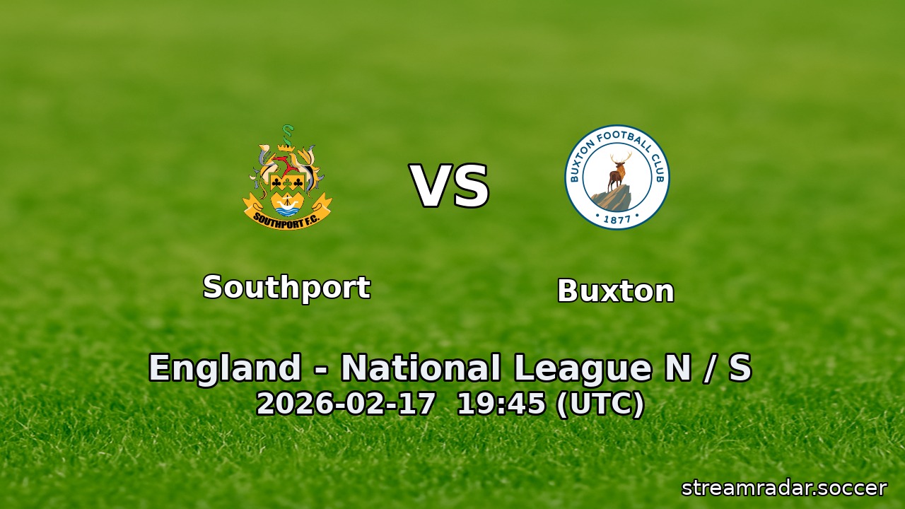 Southport vs Buxton