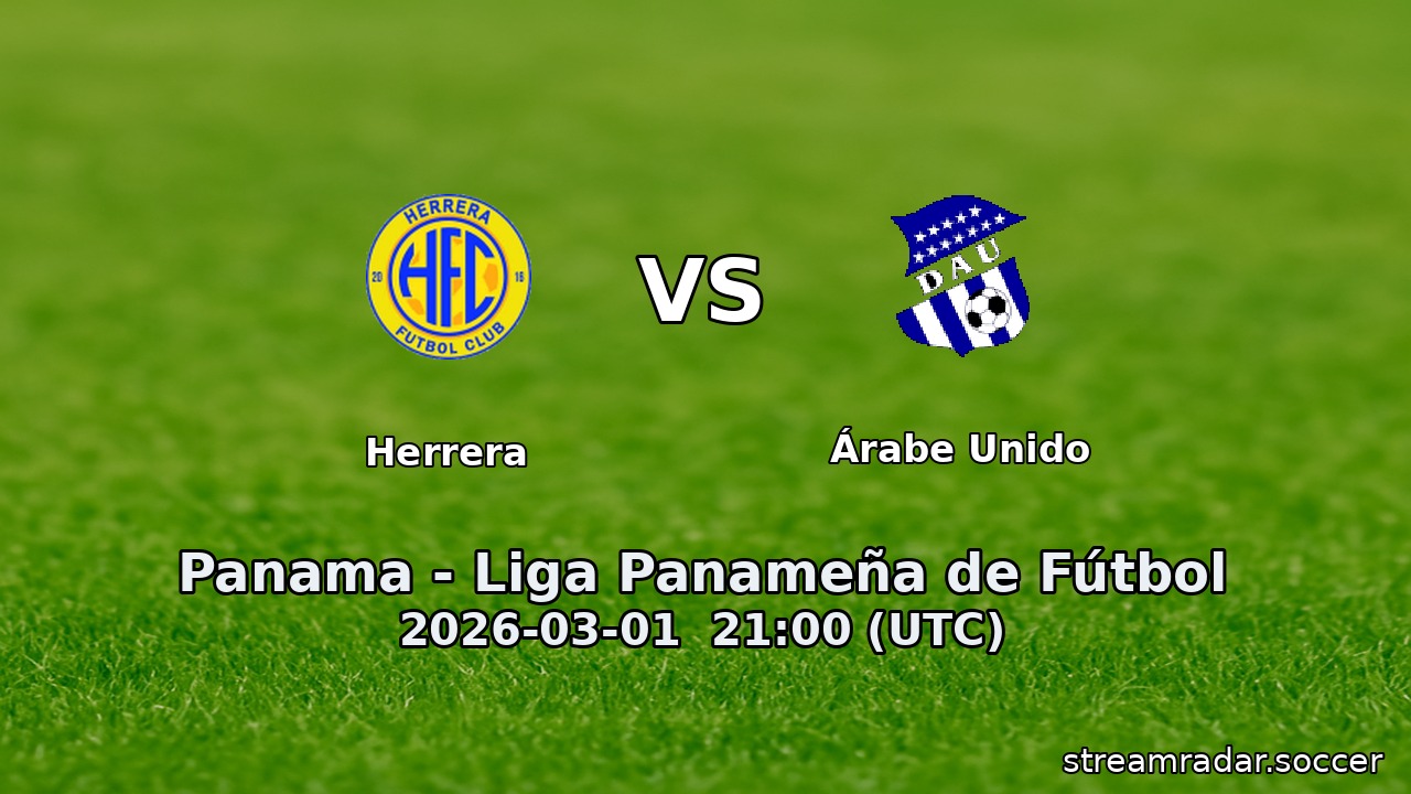 Herrera vs Árabe Unido