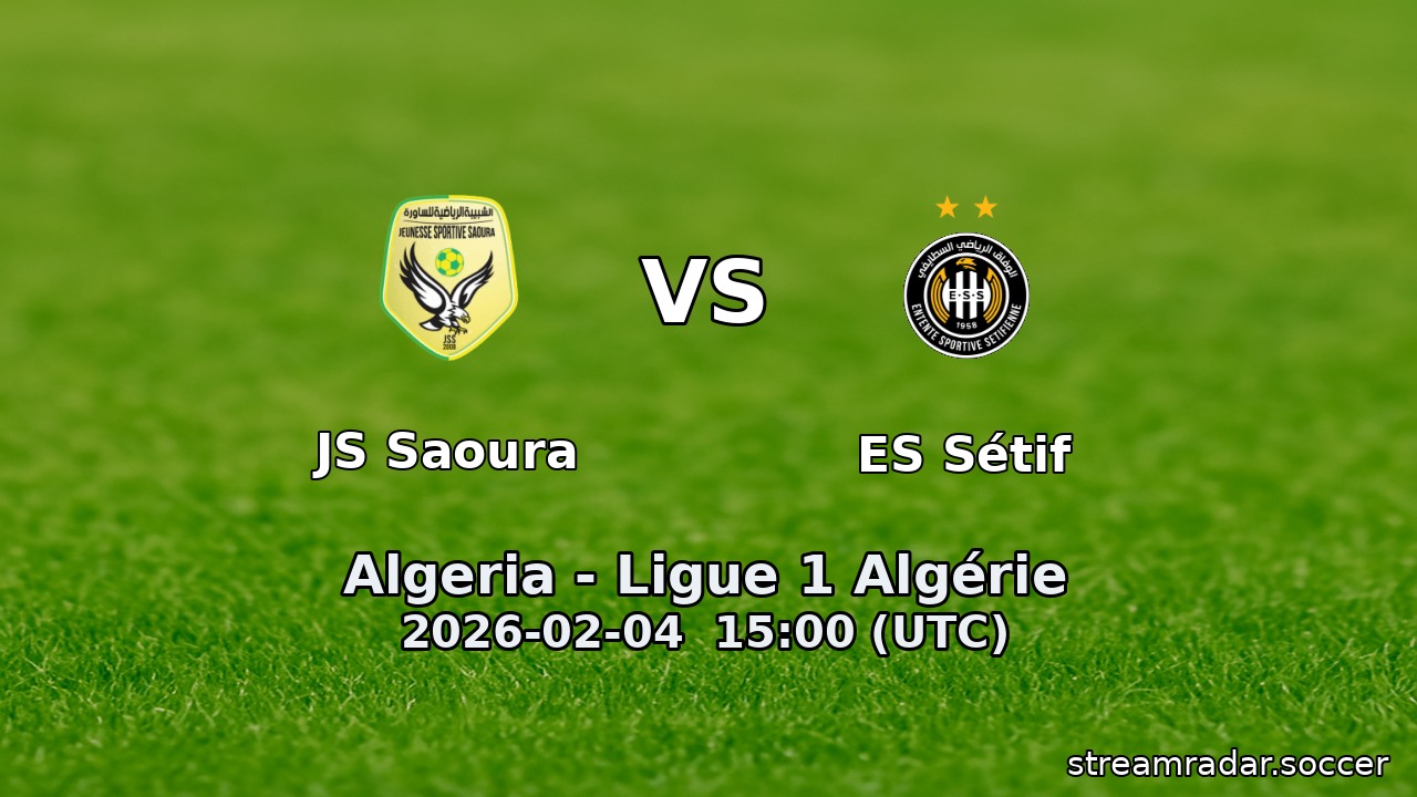 JS Saoura vs ES Sétif
