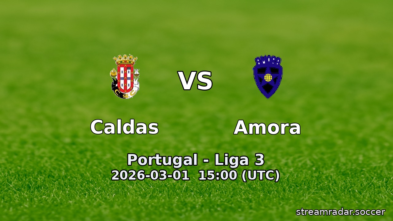Caldas vs Amora