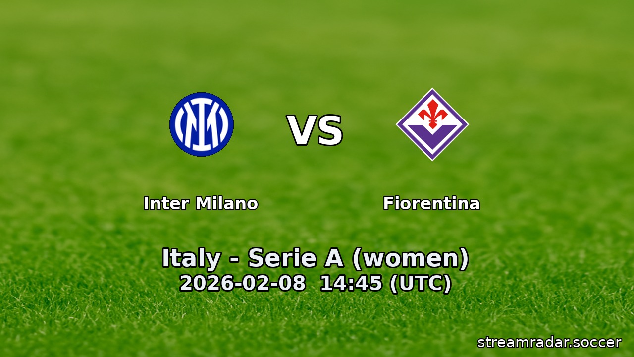 Inter Milano vs Fiorentina