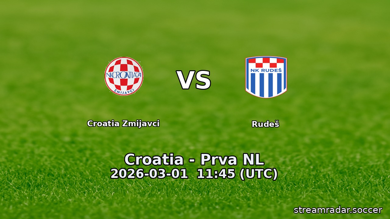 Croatia Zmijavci vs Rudeš