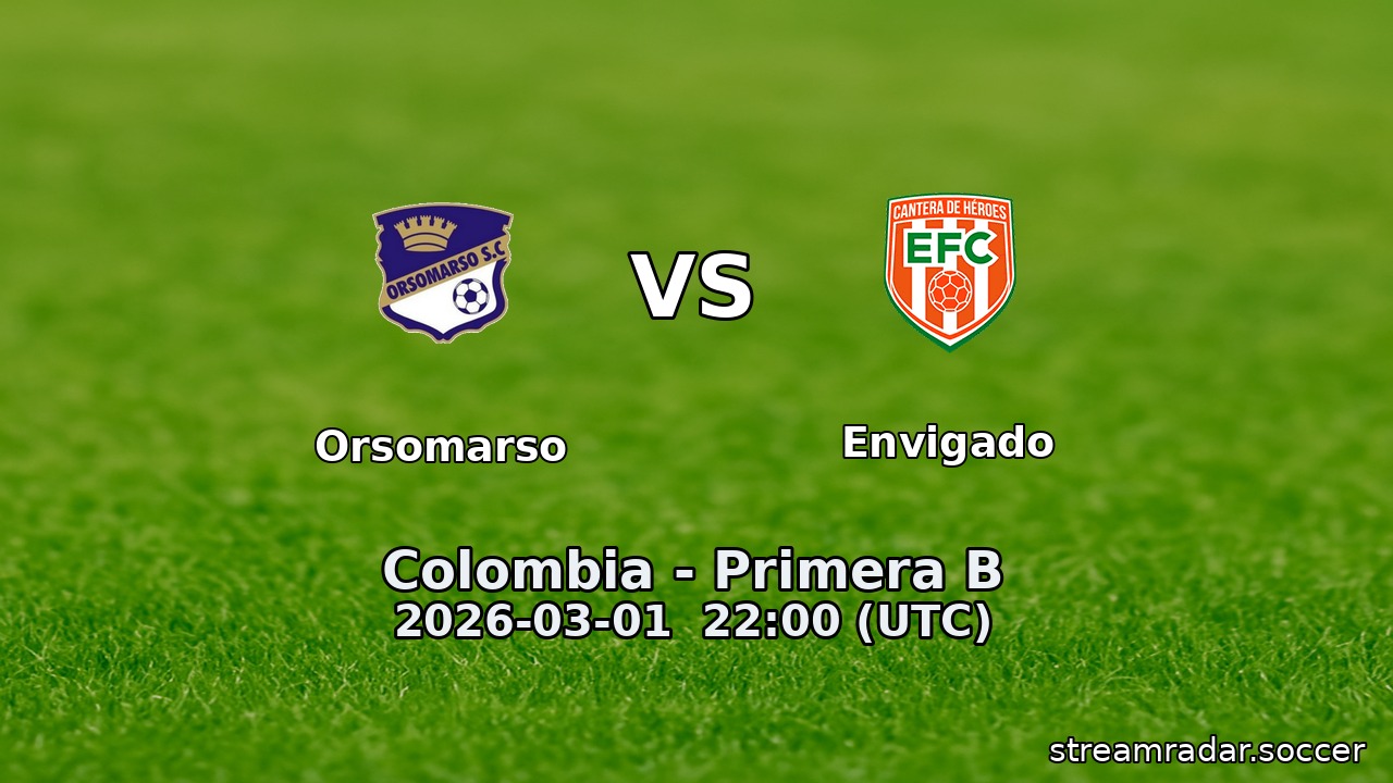 Orsomarso vs Envigado