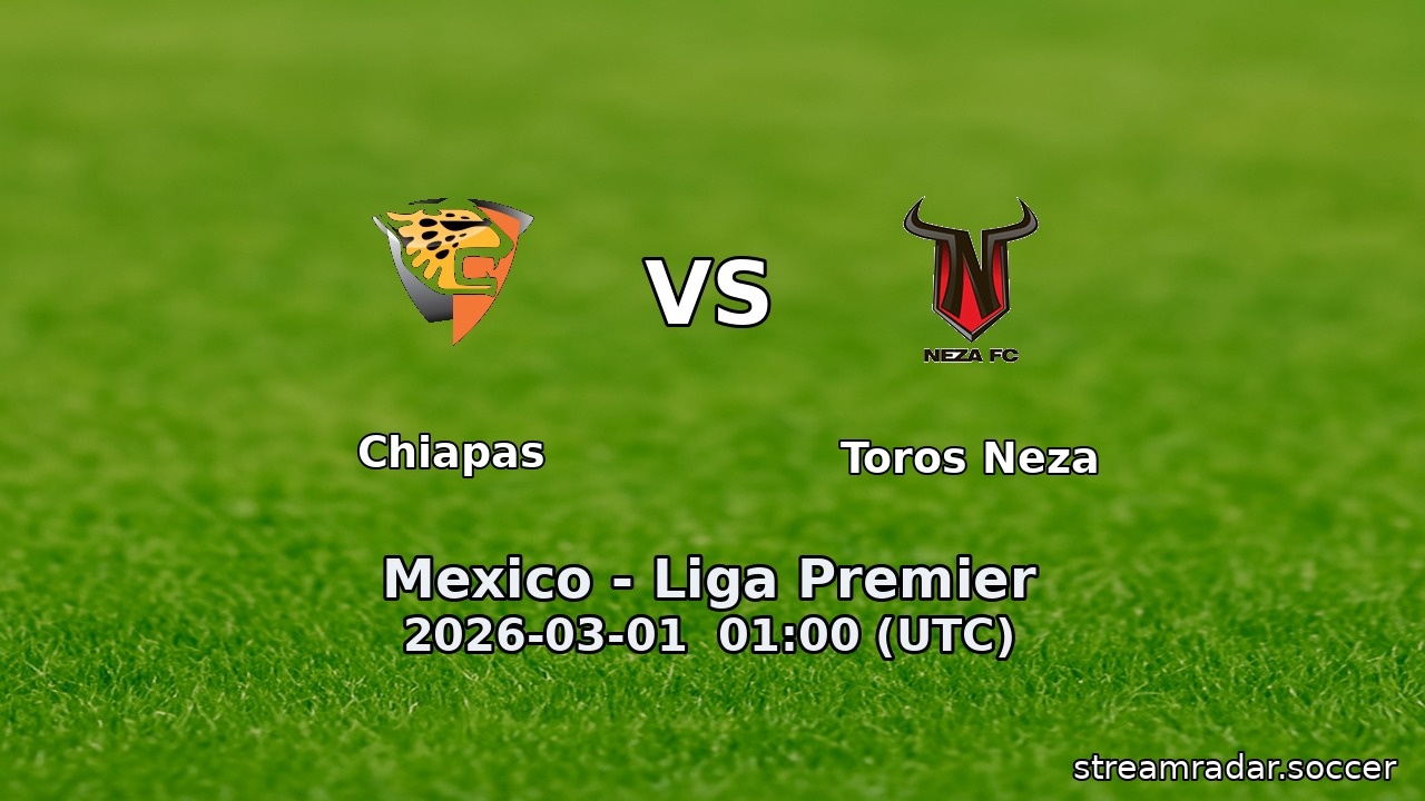 Chiapas vs Toros Neza
