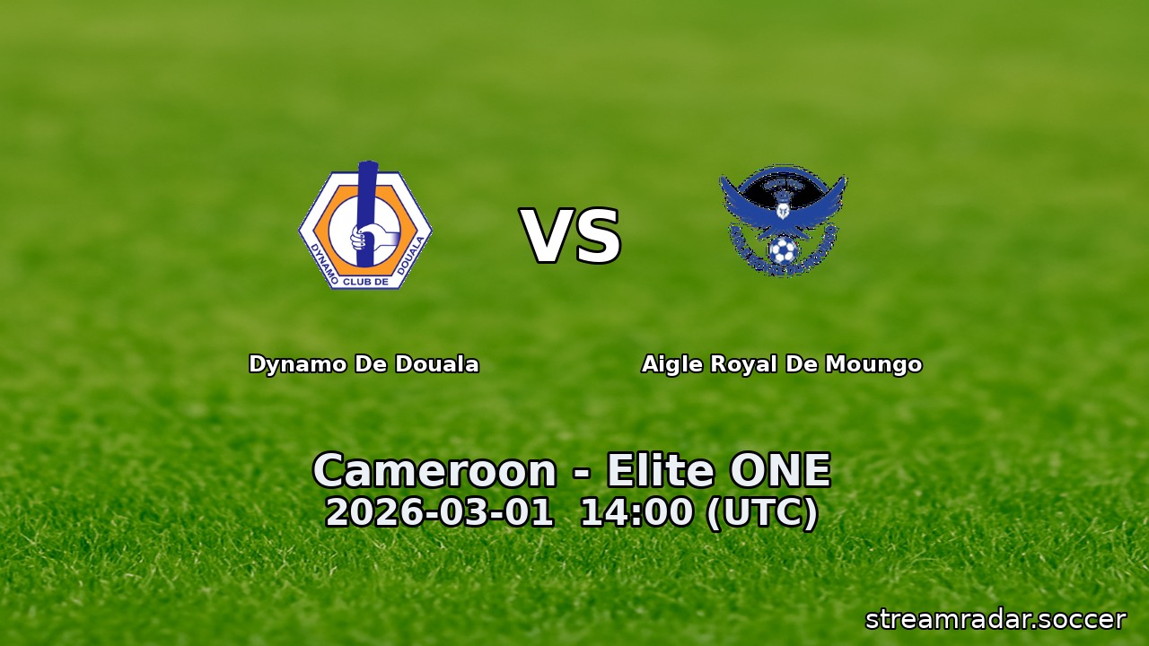 Dynamo De Douala vs Aigle Royal De Moungo