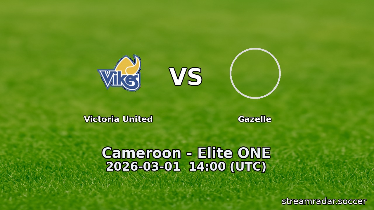 Victoria United vs Gazelle