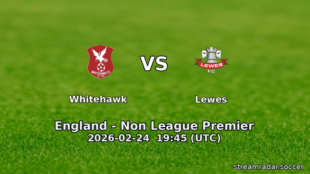Whitehawk vs Lewes