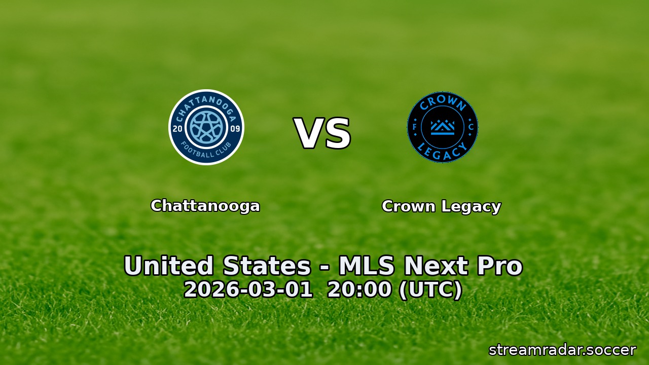 Chattanooga vs Crown Legacy