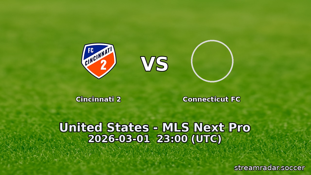 Cincinnati 2 vs Connecticut FC