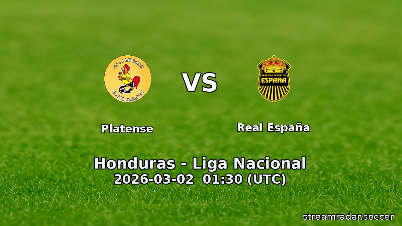 Platense vs Real España
