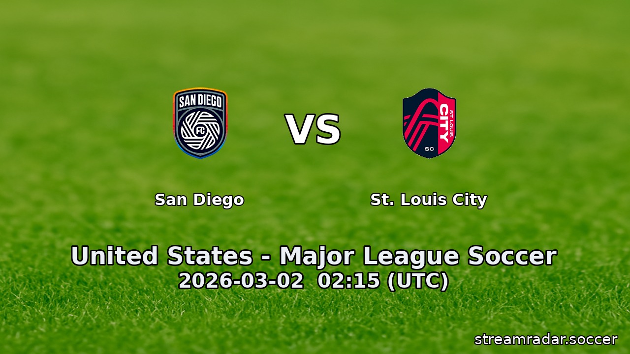 San Diego vs St. Louis City