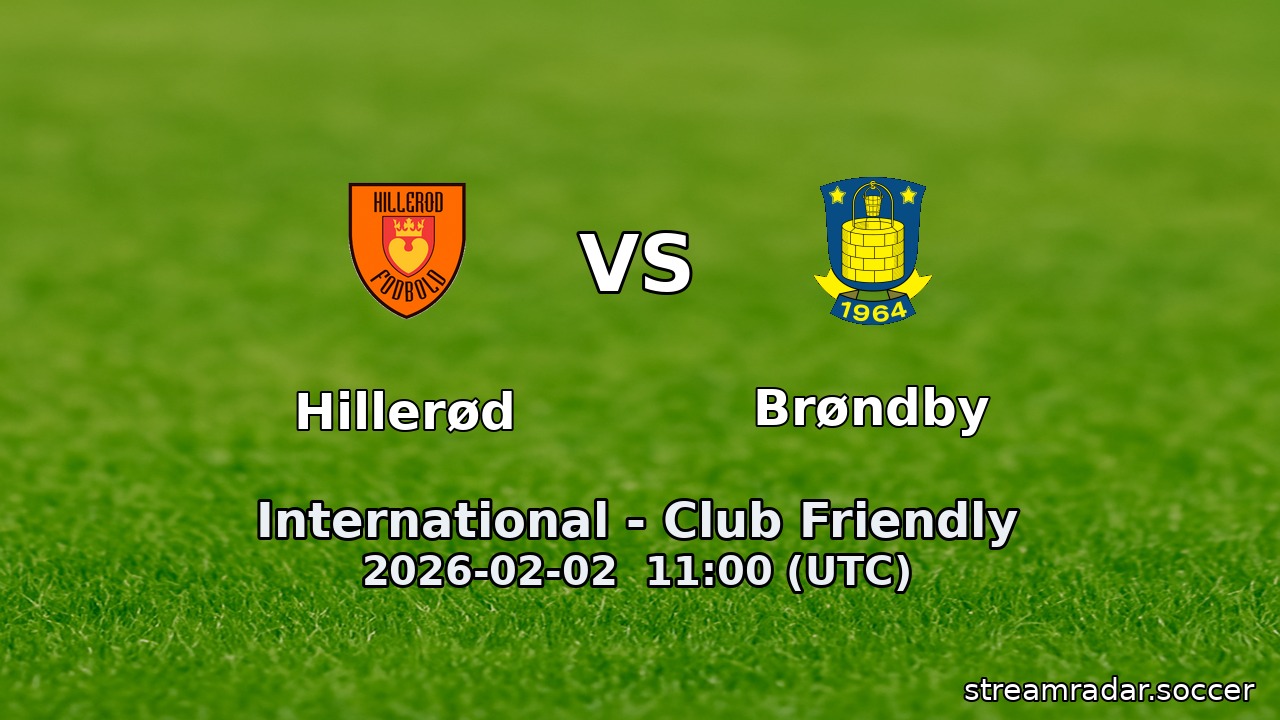 Hillerød vs Brøndby