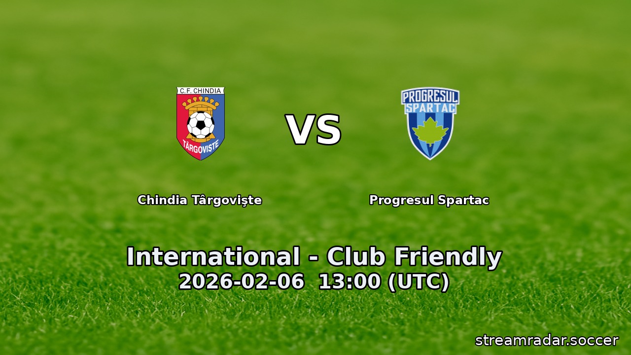 Chindia Târgovişte vs Progresul Spartac