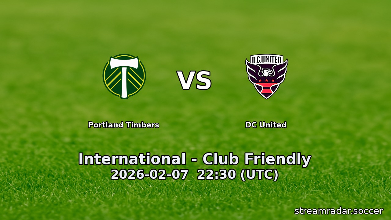Portland Timbers vs DC United